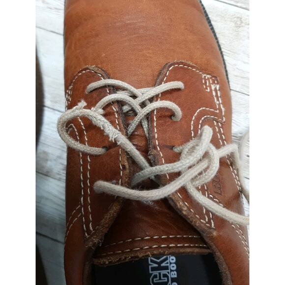 Rocky Shoes & Boots Mens 9.5W Brown Leather Oxford Oil Resistant Work Casual main image 6